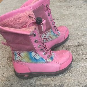UGG Butte II Chromatic Pink and Multicolor Winter Boots